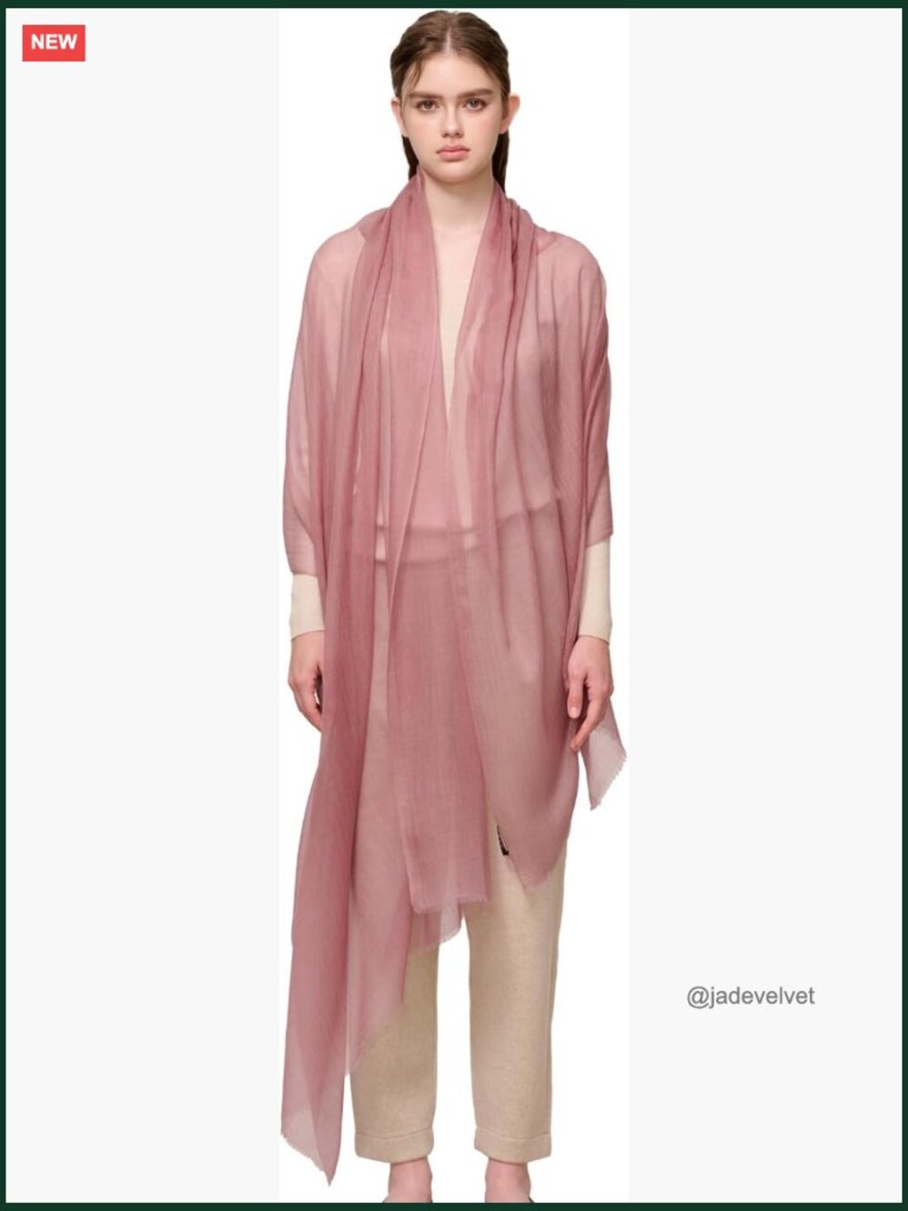 Extra Large 100% Cashmere Pashmina Shawi Wrap Scarf Lightweight Sheer